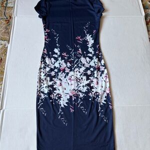Floral Navy Dress
